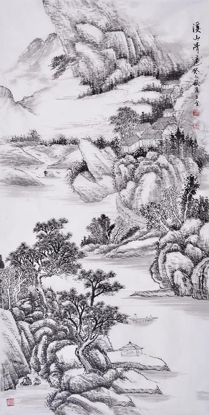 溪山清遠(yuǎn)效果圖