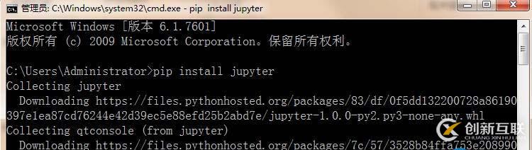 下載安裝jupyter的操作方法