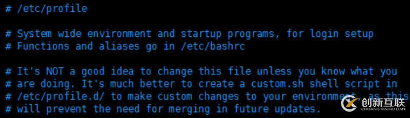 Linux環(huán)境變量文件的簡單介紹