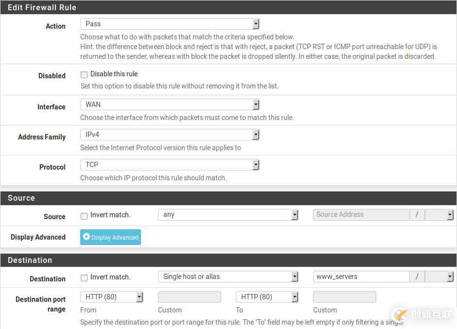 pfSense book中Web服務(wù)器負載平衡配置的示例分析