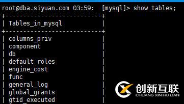 mysql 8.0 四個(gè)默認(rèn)數(shù)據(jù)庫(kù)