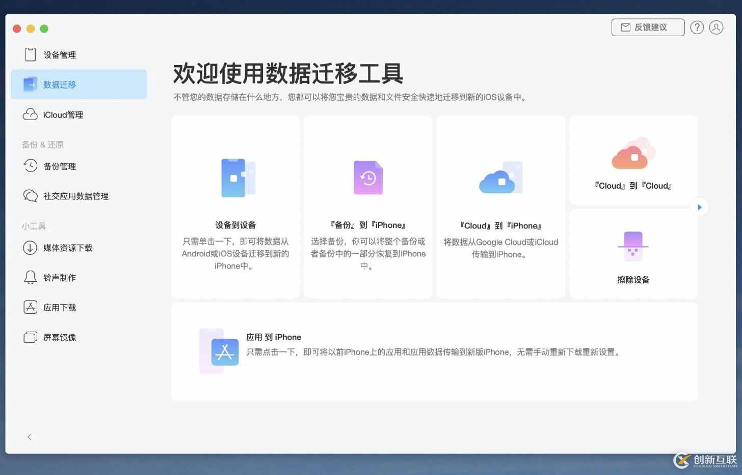 AnyTrans for iOS for Mac軟件有哪些功能