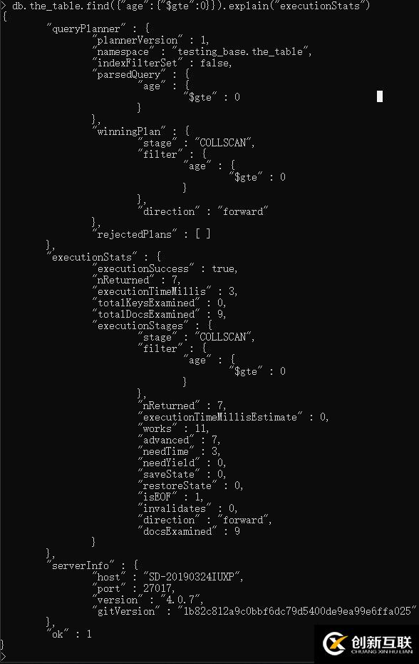 mongodb查詢與索引優(yōu)化