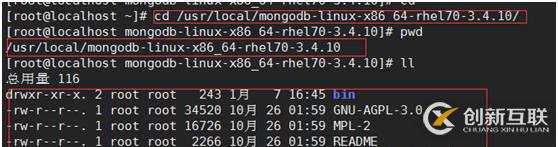 Linux centos7 Mongodb安裝 快速入門