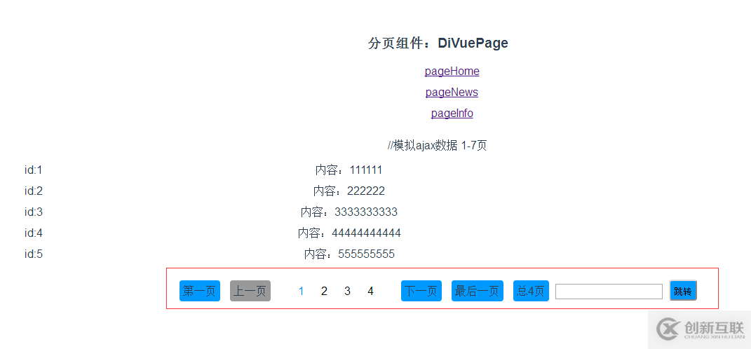 Vue.js分頁(yè)組件如何實(shí)現(xiàn)diVuePagination