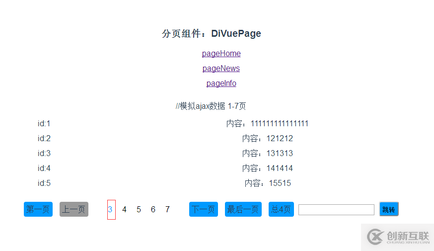 Vue.js分頁(yè)組件如何實(shí)現(xiàn)diVuePagination