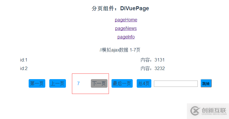 Vue.js分頁(yè)組件如何實(shí)現(xiàn)diVuePagination