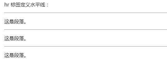 html中hr標簽的使用方法