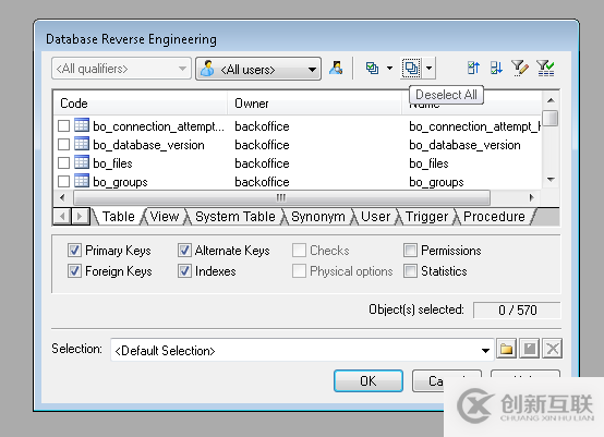 PowerDesiner 15 逆向工程怎么導出MySQL數(shù)據(jù)庫物理模型