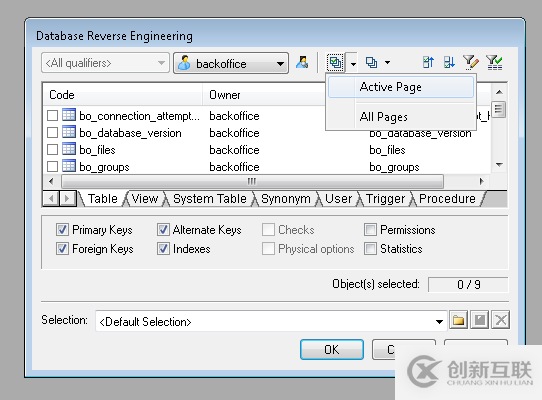 PowerDesiner 15 逆向工程怎么導出MySQL數(shù)據(jù)庫物理模型