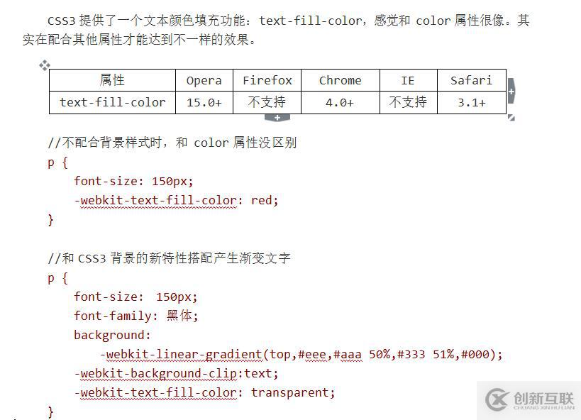 HTML+CSS如何實現(xiàn)文本效果、漸變效果、邊框圖片效果