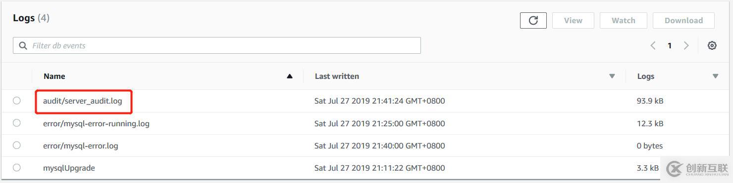 AWS RDS Mysql是如何開啟數(shù)據(jù)庫審計功能