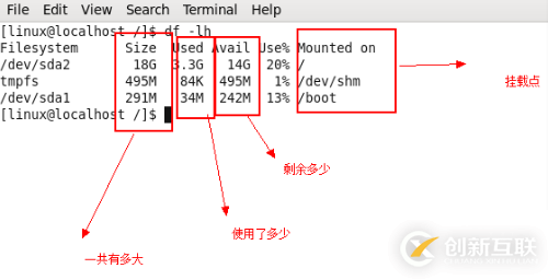 怎樣在linux中查看磁盤使用情況