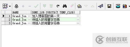 Oracle中CLOB大數(shù)據(jù)字段類型操作的示例分析