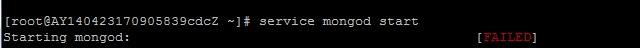 CentOS安裝MongoDB后無法啟動服務(wù)的解決辦法
