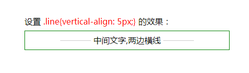 css如何實現中間文字兩邊橫線效果