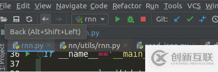 怎么在Pycharm中跳轉(zhuǎn)回之前所在頁面