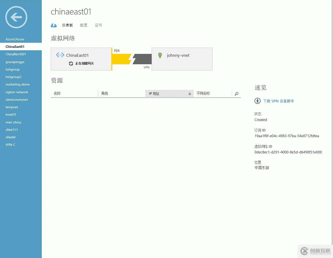 如何在Microsoft Azure上部署VNet-VNet