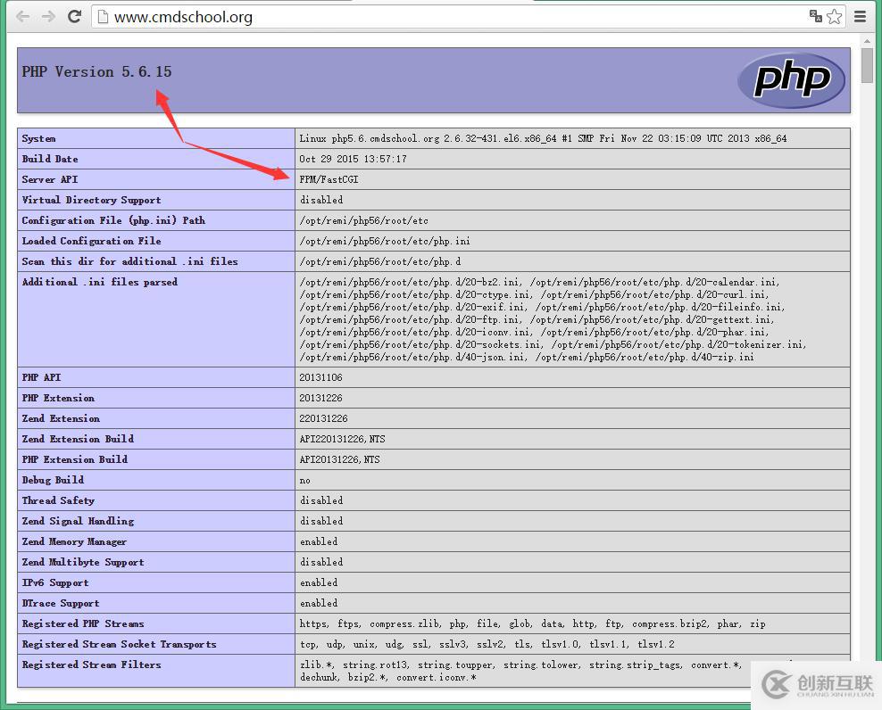 php5.6完全yum安裝LAMP環(huán)境并加載fastcgi模塊