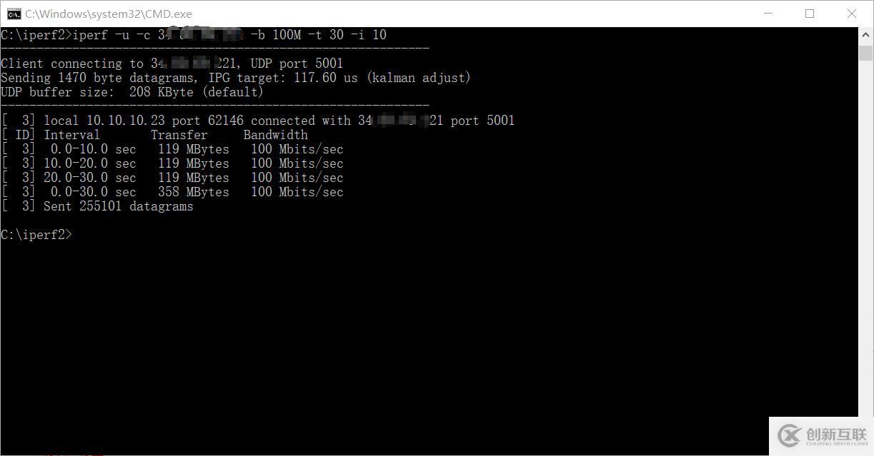 iPerf 測(cè)速軟件的參數(shù)介紹和使用