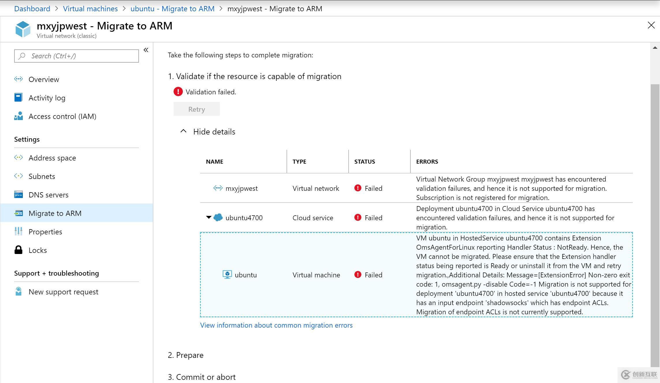 Azure ASM VM 遷移 ARM