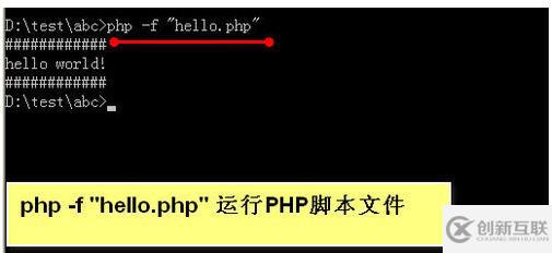 cmd運行php文件的步驟