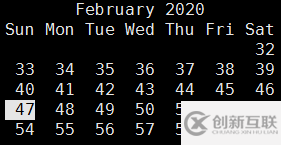 Linux cal命令的使用