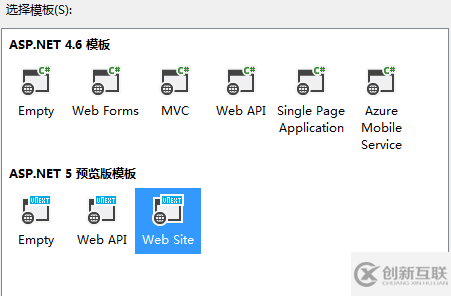 ASP.NET5 MVC6項(xiàng)目怎么創(chuàng)建