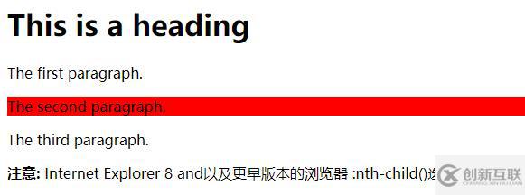 css3選擇器如何選第幾個