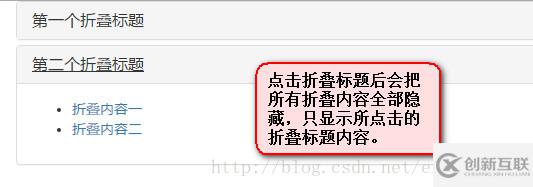 Bootstrap筆記—折疊實例代碼