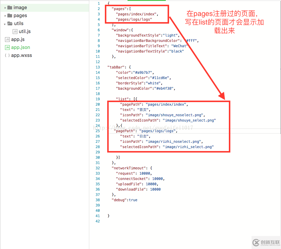 微信小程序開發(fā)中Tabbar的示例分析