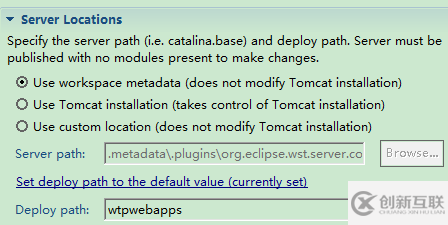 Eclipse配置tomcat發(fā)布路徑的問(wèn)題wtpwebapps解決辦法