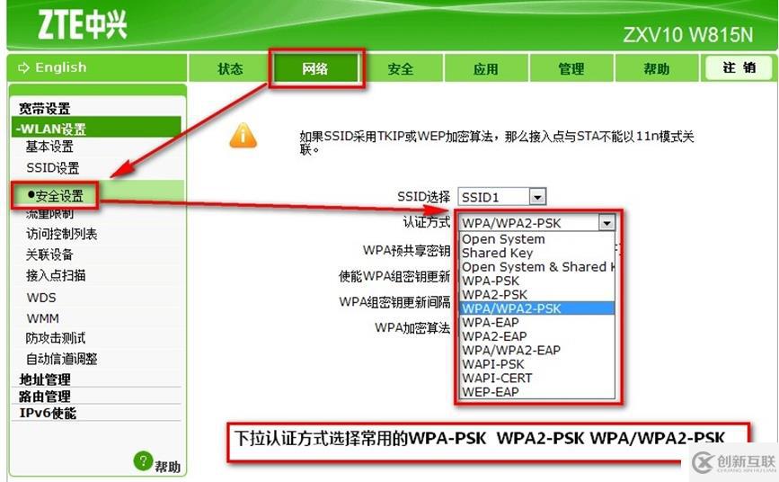 中興W815/W615無線瘦AP改成家用無線路由器配置方法