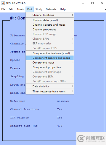 eeglab中如何繪制component spectra and maps和獨(dú)立成分ERPs