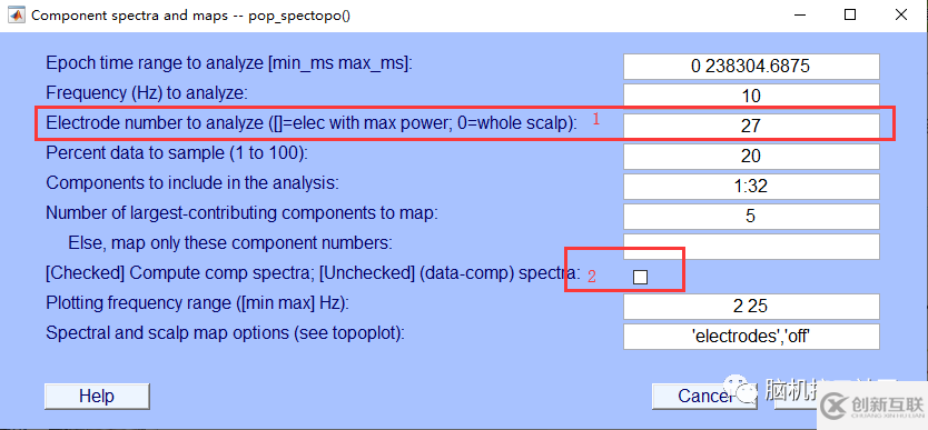 eeglab中如何繪制component spectra and maps和獨(dú)立成分ERPs