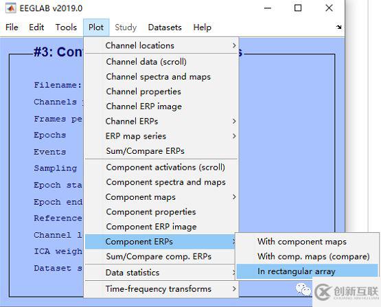 eeglab中如何繪制component spectra and maps和獨(dú)立成分ERPs