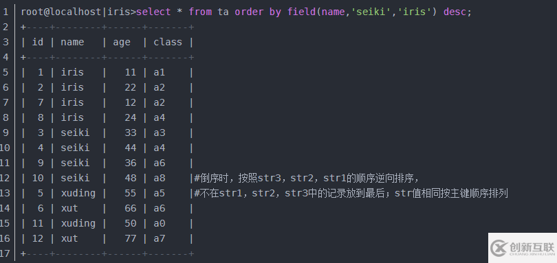 如何在MySQL數(shù)據(jù)庫中使用field()排序函數(shù)