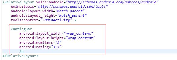 Android星級評分條控件RatingBar使用詳解