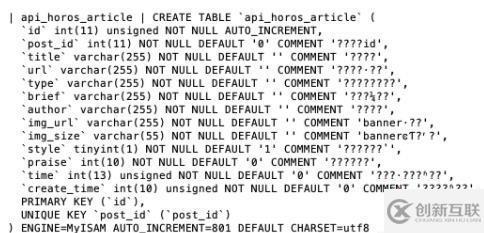 mysql注釋亂碼問題如何解決