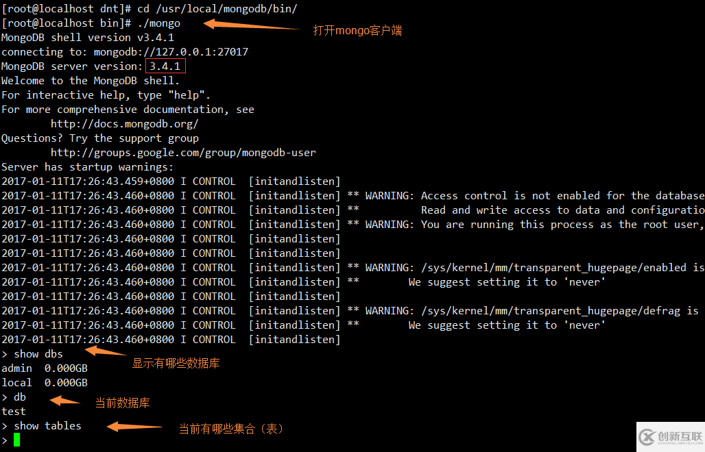 CentOS在線和離線安裝Mongodb的方法