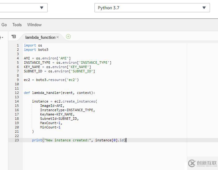 Lambda，AWS和Python的自動化管理操作 - 創(chuàng)建新的EC2 實例