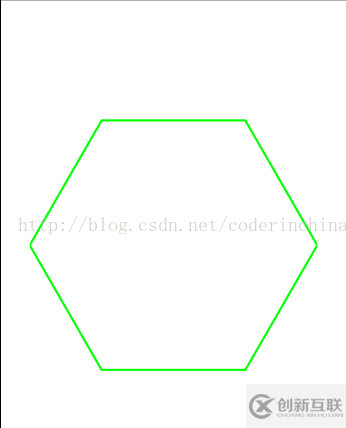 如何在android中使用Path繪制一個多邊形