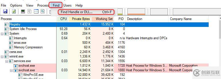 Windows troubleshooting工具集 —— process-explorer