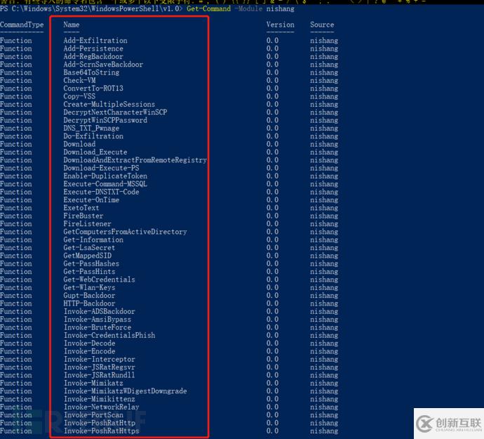 PowerShell滲透測(cè)試?yán)鱊ishang怎么用