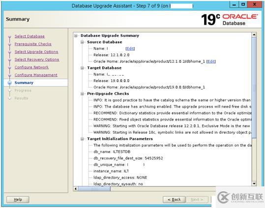 Oracle update to 19c using DBU