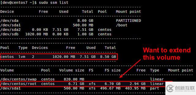 在CentOS/RHEL7上如何借助系統(tǒng)存儲管理器管理LVM卷