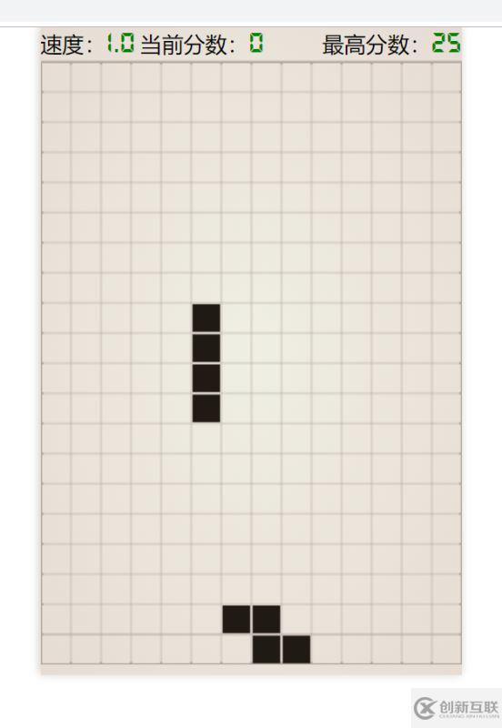 如何使用Html5寫一個簡單的俄羅斯方塊小游戲
