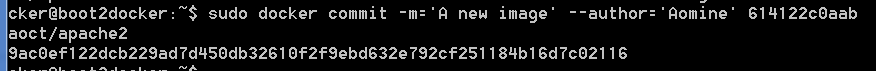 Docker中如何用commit命令創(chuàng)建鏡像