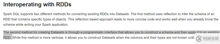 Spark SQL中的RDD與DataFrame轉(zhuǎn)換實例用法