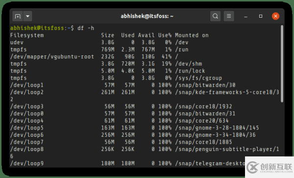 怎么在Linux上檢查可用的磁盤空間